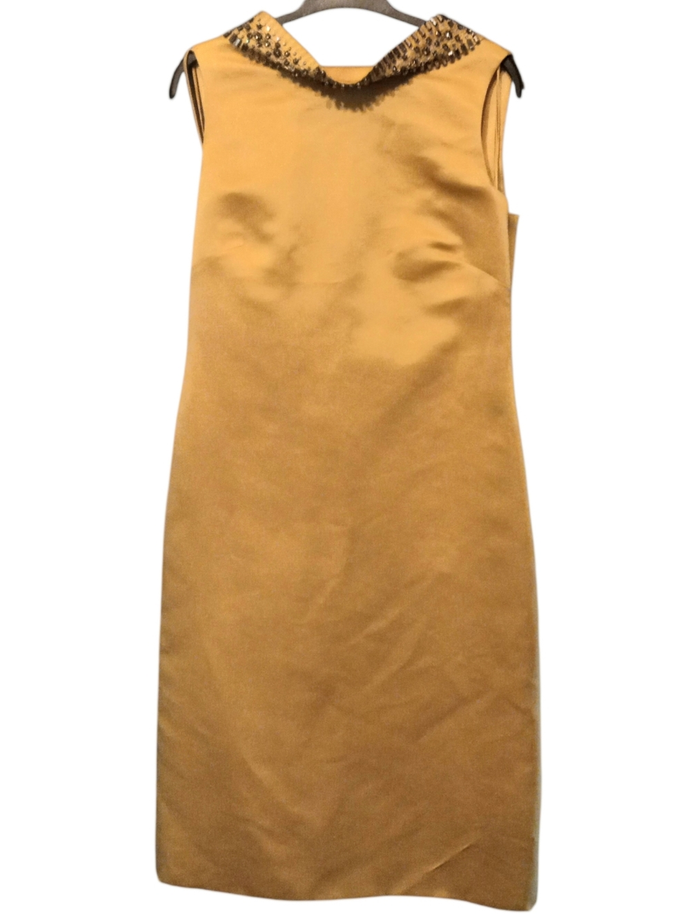 Valentino Backless Dress with Fire Arms Ammunition Rounds Trim